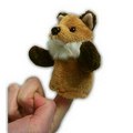 Custom Plush Fox Finger Puppet